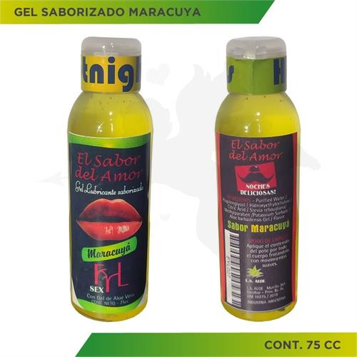 Gel saborizado maracuya 75cc